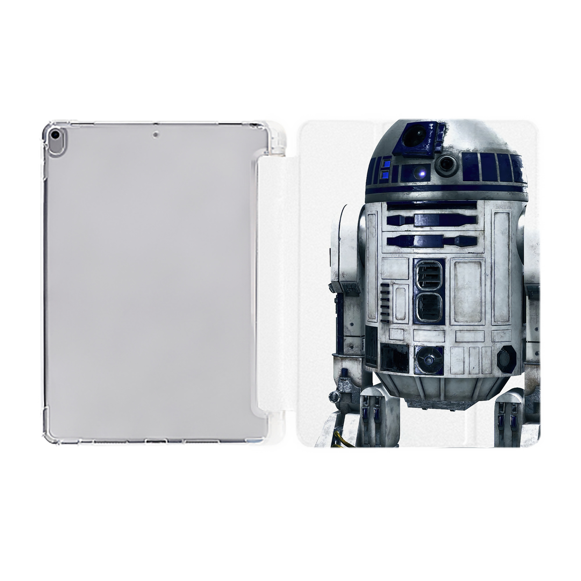 （画像用） スター・ウォーズ Star Wars IPad ケース ペン収納付き 三つ折りスタンド PUレザー×シリコン 対応機種9.5/10.5/10.9インチ